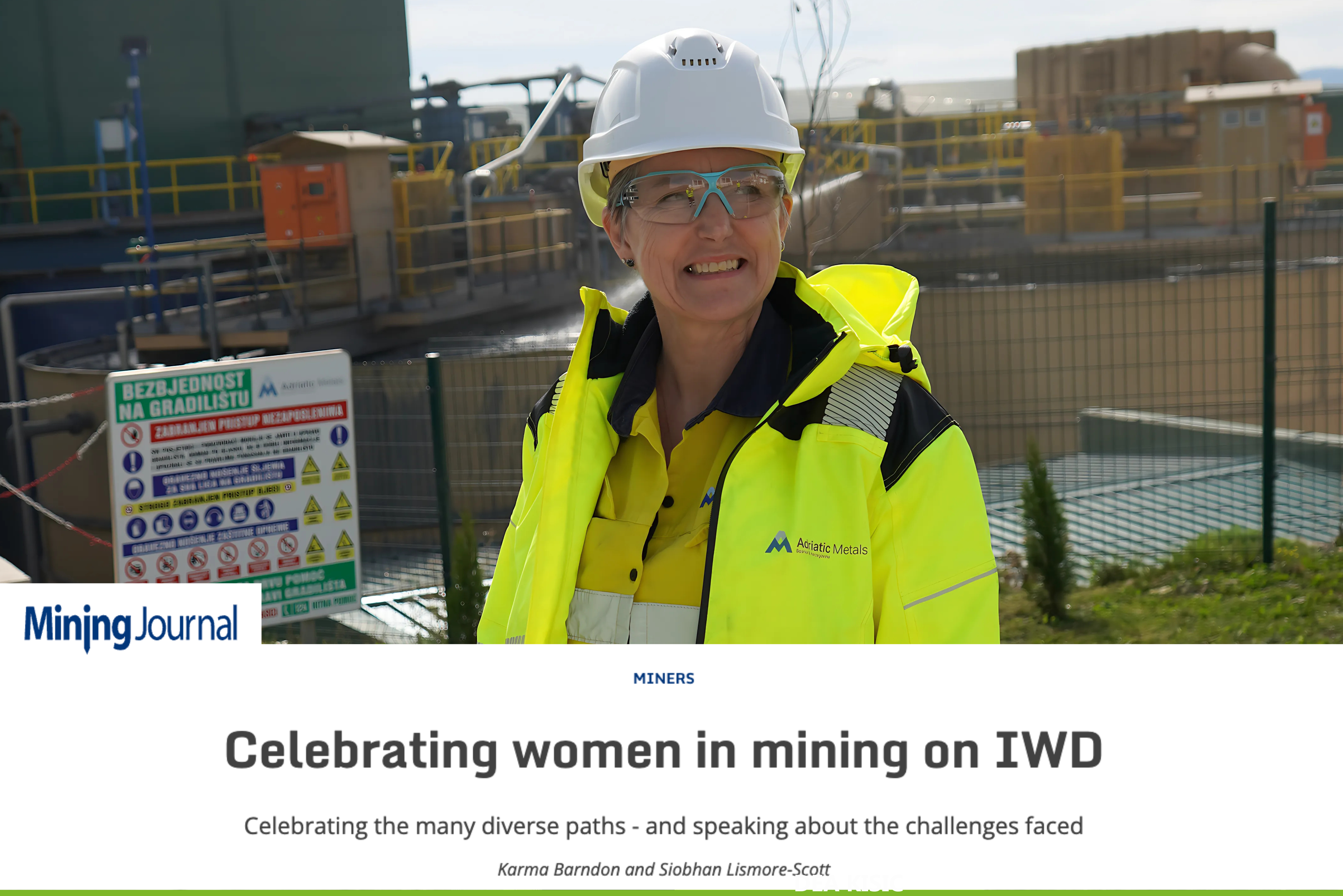 Celebrating Women in Mining